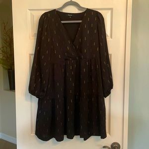 Madewell Long Sleeve Black Dress